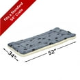 thumbnail image 2 of MidWest Homes for Pets, Blue Paw Print Reversible Fleece Dog Bed Designed to fit 54 inch Crate, 2 of 2