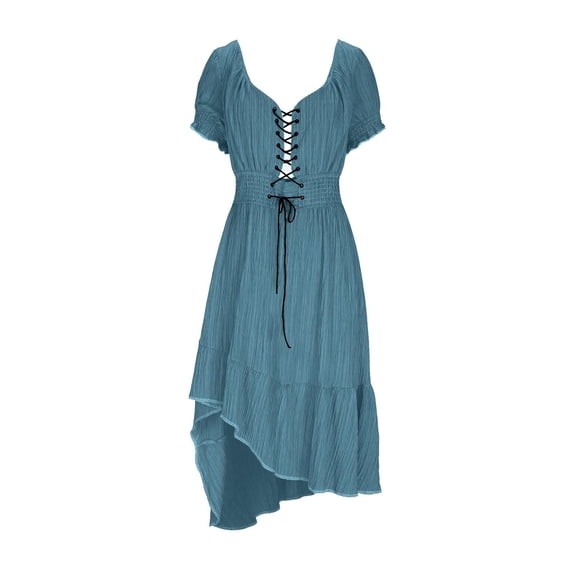 Afdoent Women's Dresses Bohemian Flowy Maxi Dress For Elegant Holiday Beach Casual With Comfortable Soft Fabric Travel Outfits