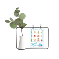 thumbnail image 1 of Merry mas Tree Red Illustration Transparent Glass Hanging Vases Decoration Bottle, 1 of 2