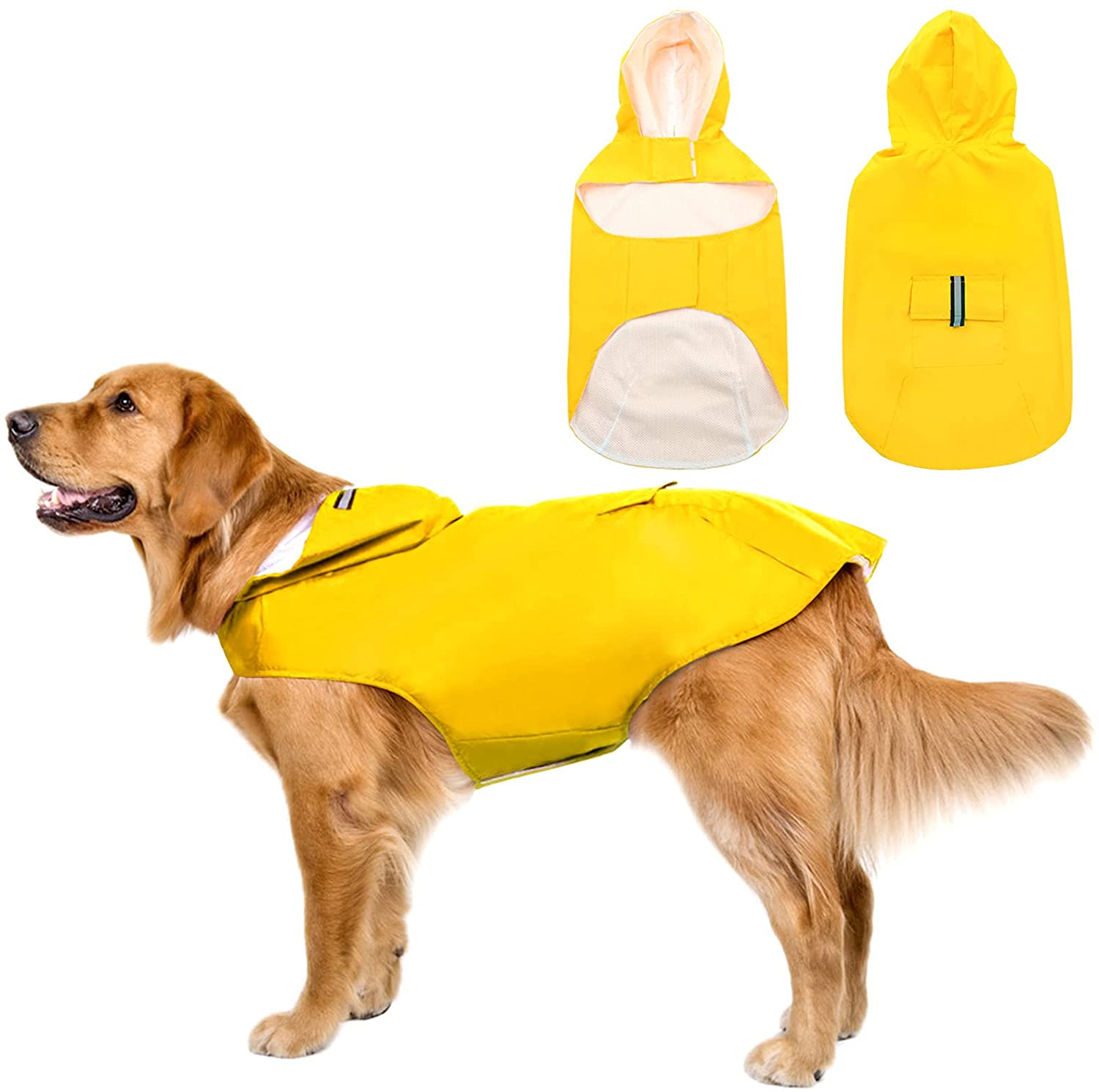 lightweight dog rain jacket