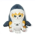 thumbnail image 7 of Cute Shark Cat Plush Toy Seal Cat Stuffed Animal Plushies Doll, Soft Stuffed Shark Kitten Pillow Christmas Birthday Gifts for Kids Boys Girls, 7 of 7