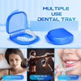 thumbnail image 3 of Canalón dental termoformable para bruxismo, 4 unidades, protectores bucales sin BPA, protector dental nocturno, antirechinamiento de dientes, protector dental de boxeo, 3 of 5