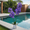 Purple 1pcs, variant on Realistic Artificial Magnolia & Orchid Tree – 23.6" Tall Faux Potted Plant, 6 White Blooms, Bendable & Washable Stems – Lifelike Fake Floral for Home Office Desk, Table Centerpiece, Color: White