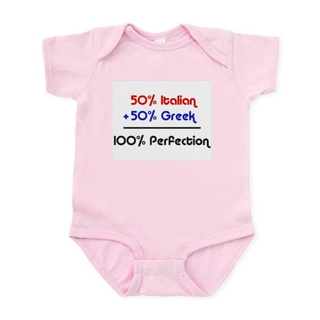 

CafePress - Half Italian Half Greek Infant Creeper - Baby Light Bodysuit Size Newborn - 24 Months