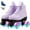 Purple, variant on YUCHANG Roller Skates for Women Girls with flashing wheels,Purple 45