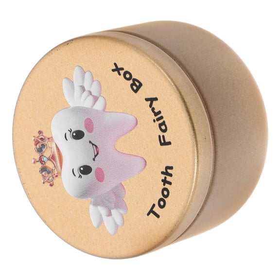 HEMOTON Baby Keepsake Box For First Hair First Hair Box Cute Lost First Haircut Keepsake Baby Toddler Hair Case For Baby Shower Birthday Present For Boy Golden