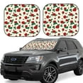 thumbnail image 2 of Picia Rose Flowers 2 Piece Car Windshield Sun Shade Foldable | Foldable Sun Shield for Front Window Blocks UV Rays and Keeps Your Vehicle Cool-Large, 2 of 7