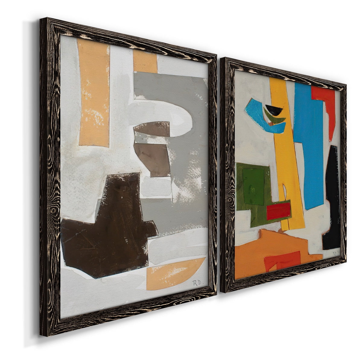 Andalusian Forms III - Premium Framed Canvas 2 Piece Set - Ready to Hang