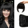 thumbnail image 1 of Transemion Fiber Air Bangs DIY Hairstyle With Easy To Wear Fake Fringe Suitable For Many Occasions Clip-On 1Set, 1 of 6