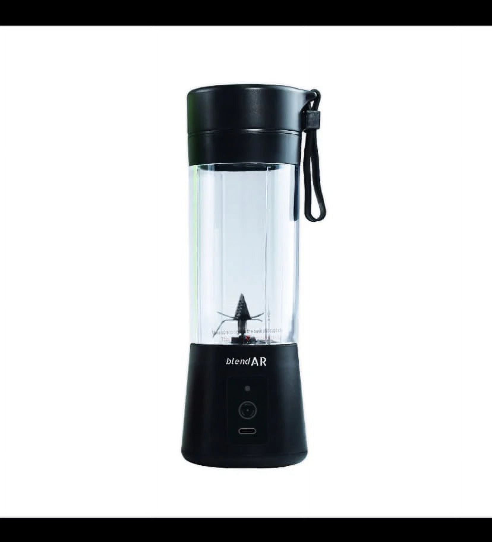 BlendAR Portable Blender, Battery Powered, 14 oz (Pink, Red, Blue & Black)