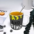 thumbnail image 5 of Yiaed Cute Dinosaur Print Ceramics Coffee,Large Handle Design,Extra Large Tea and Coffee Cup for Office and Home Mugs, 5 of 6