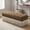 Brown, variant on Dayalane 47" Green Chenille Upholstered Bench for Bedroom End of Bed, Mid-Century Fringe Ottoman Footrest for Living Room, Entryway, Window Side Bench