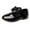 Black, variant on NOKIO Toddler Girls Dress Shoes Little Girls Mary Janes Ballerina Flats Shoes With Sequins Bowknot Girl Dress Shoes for Wedding Party Ballet Flats Glitter Shoes Princess Uniform Flat Shoes
