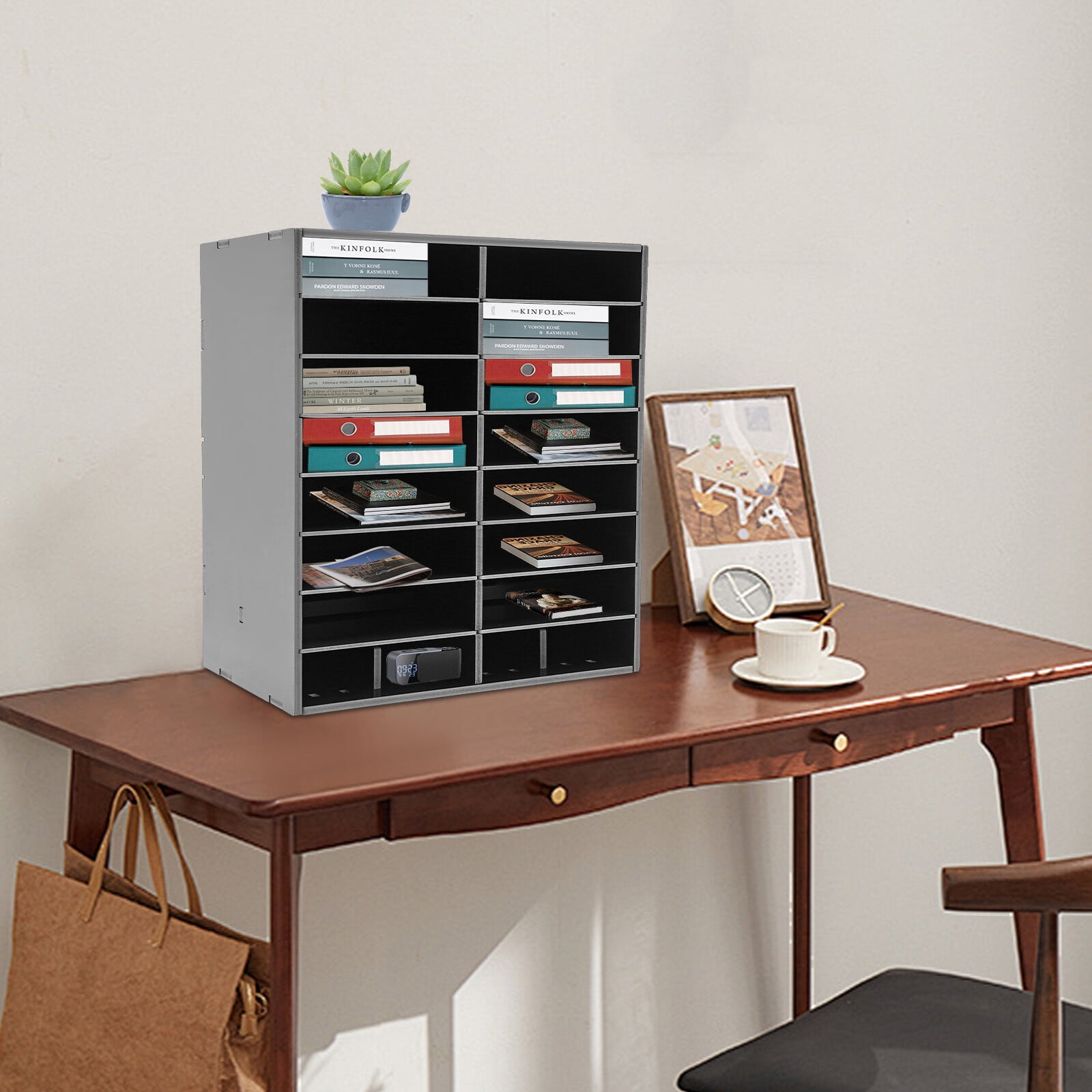 16-slot File Organizer, File Organizer, File Storage Holder for Offices, Classrooms, Study Rooms (20*11.8*22.3in)