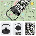 thumbnail image 5 of Panda Gifts 30 Oz Tumbler with Top Handle and Flip Straw, Cute Panda Bear Stainless Steel Insulated Water Bottle Cup, Animal Lover Birthday Gifts for Women Men, 5 of 6