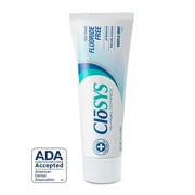 CloSYS Fluoride Free Toothpaste Travel Size, Gentle Mint, TSA Compliant, Whitening, Enamel Protection, Sulfate Free, 3.4 oz