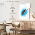 thumbnail image 5 of Elephant Stock Happy Sea Turtle Wall Art - Vertical Canvas Wall Art - Living Room Wall Decor - Animal Canvas - White And Blue Decor By Ashvin Harrison - 30" x 45", 5 of 8