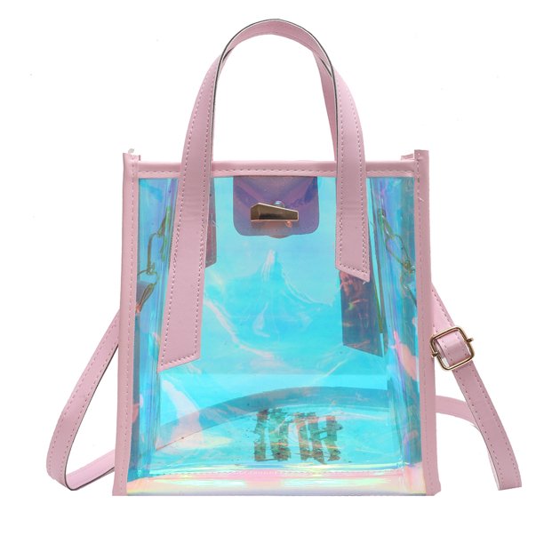 Bolsa bandolera de moda de gran capacidad con asa superior para mujer (rosa) JShteea Para Estrenar