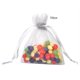 thumbnail image 4 of Bolsas con cordón de Organza para joyería, bolsa de almacenamiento de dulces para boda (gris), 100 Uds., 4 of 7
