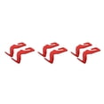 thumbnail image 1 of QualitChoice Vehicle Seat Back Hanger Universal Leather Hooks Hanging Bag Jacket Pouch Storage Holder Automobile Interior Spare 2Pcs Red 3Set, 1 of 6