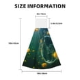thumbnail image 3 of Kdxio Jelly Fish Hand Towel with Loop Hanging Towel Absorbent Tie Towels for Kitchen Tea Bar Bathroom Decor, 3 of 7