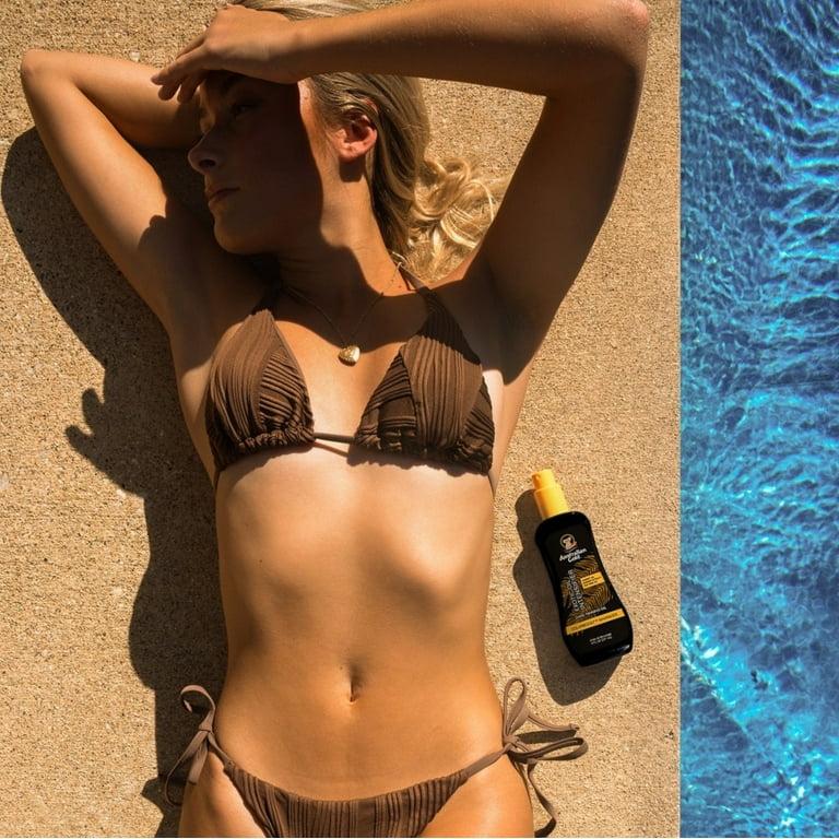 Australian Gold Exotic Tanning Spray Oil, Deep Dark Fast