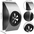thumbnail image 2 of 3 Pieces Self Adhesive Dish Towel Holder Grabber Kitchen Towel Hook Wall Mount Towel Hangers Holders Non-Drilling Push Towel Holder use in Bathroom Ki, 2 of 5