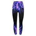 thumbnail image 6 of ATENAR Compression Leggings for Women,Plus Size Leegings,Womens Leggings,Cinched,Comfort Fit,Printed,Polyester,Spandex,Purple,M(US:6), 6 of 7