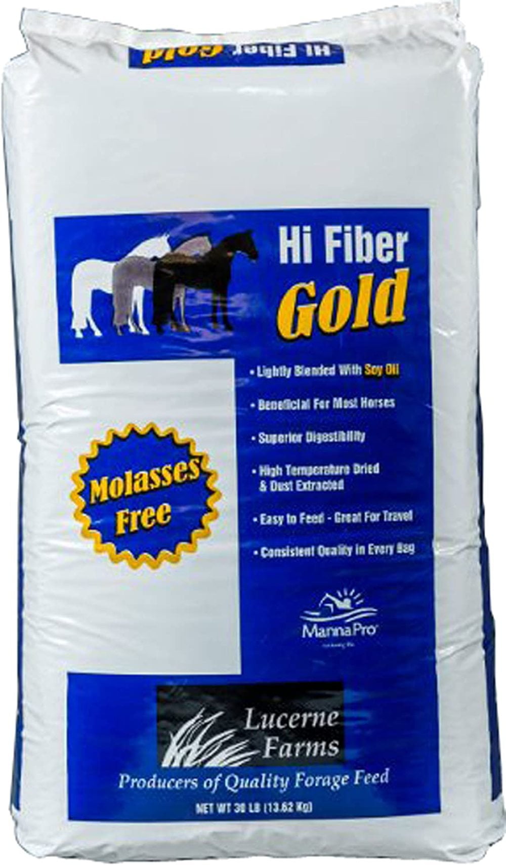 Lucerne Farms High Fiber Forage Gold For Horse