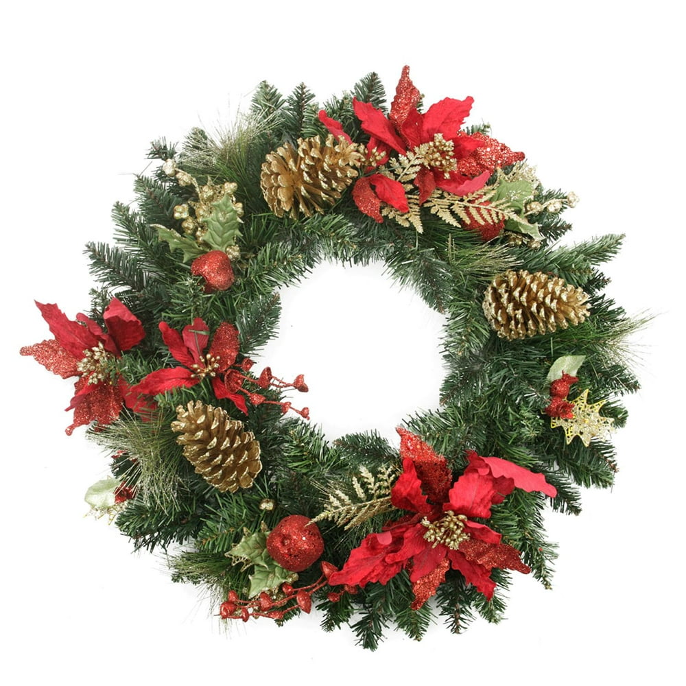 Best Artificial Christmas Wreaths Decorated 