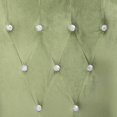 thumbnail image 5 of vidaXL Dining Chair with Armrests 2 pcs Light Green Velvet, 5 of 5