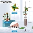 thumbnail image 2 of Outside Solar Wind Chimes with Tree of Life Pendant, 38'' Solar Powered Chimes with LED Lights for Kids Gifts from Parents ,Top Decor for Patio, Porch, Pathway, Backyard, Bird, 2 of 5