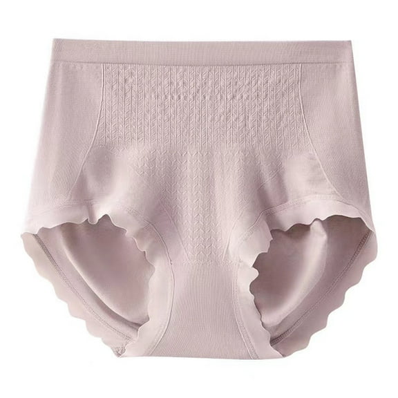 Taylonsss Women's High Waist Underwear Smoothing Lifting Breathable Antibacterial Postpartum Shaping Peach Shaped Panties