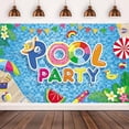thumbnail image 4 of Summer Pool Party And Tablecloth Party Supplies For Beach Summer Birthday Swimming Pool Party Dining, 4 of 7