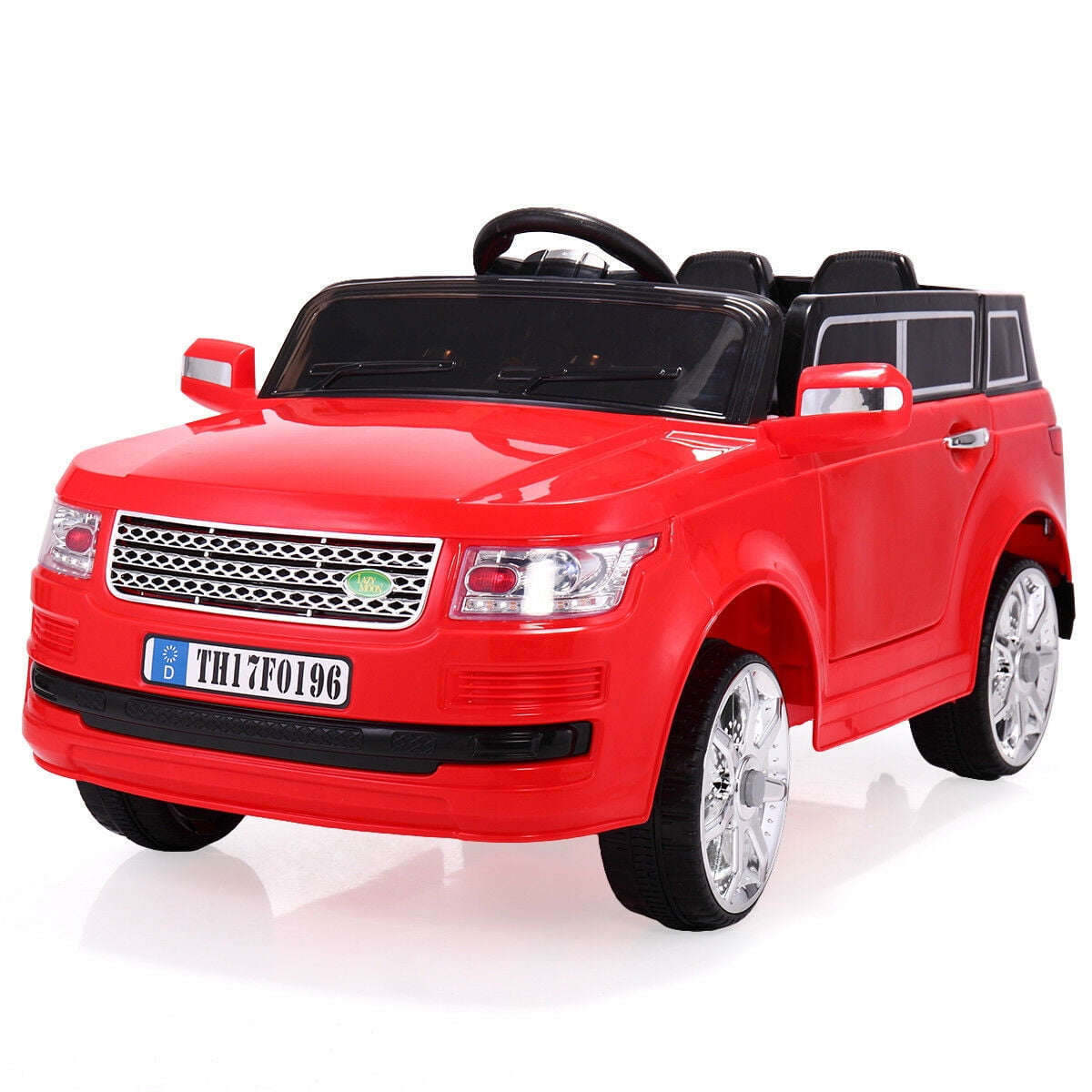 Senbabe Electric Cars for Kids, Red Electric Cars for Kids to Ride ...