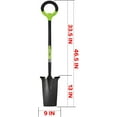 thumbnail image 2 of Radius Garden 25102 PRO-Lite Carbon Steel Spade, Green, 2 of 2
