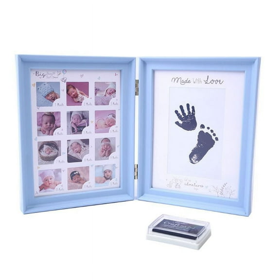 OOKWE Collage Photo Frame for Baby Keepsake for Newborn 1st Birthday Gift Home Decor
