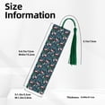 thumbnail image 3 of Kdxio Flamingos And Birds Print Metal Tassel Bookmarks,Perfect Gift for Art Lovers and Bookworms Metal Bookmarks for Women, 3 of 8
