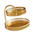 thumbnail image 2 of Biscuits Dessert Display Plate,Double Layer Pastry Tray Round Cupcake Holder Serving Tower Tray World-Class Design, 2 of 7