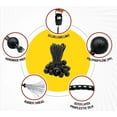 thumbnail image 4 of (500 Pcs) 6 Inch Ball Bungee Cords for Tarp Tie Down - Heavy Duty Canopy Bungee Loop Cords w/ Balls for Camping, Shelter,Cargo,Tent Poles (5 MM Thick), 4 of 13
