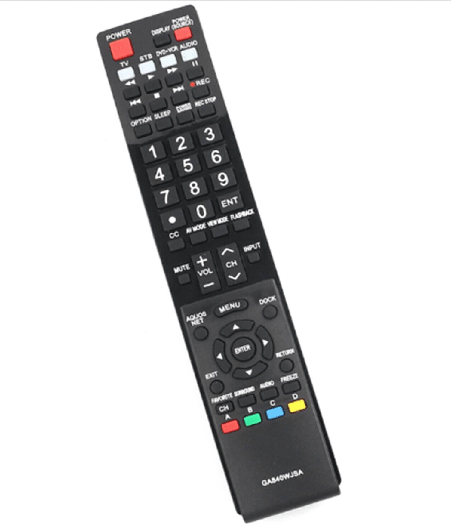 GA840WJSA New Replace TV Remote Control Compatible with Sharp Aquos