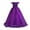 Purple, variant on Mercatoo Girl Dress Spring/Summer Solid Color Flying Sleeve Embroidery Back ZipperBow Birthday Pšrty Retro Dress