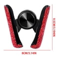 thumbnail image 3 of weibbin Car Phone Mount Diamond Car Vent Magnetic Phone Holder Rhinestone Car Dashboard Stand Cell Phone Mount, 3 of 6