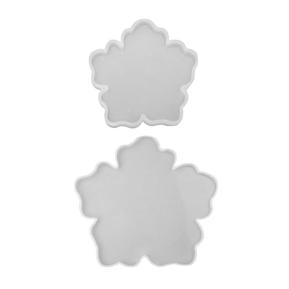 WRISTBIQUE 2 Pcs Resin Bowl Mold for Home Decoration and present Giving Transparent Flower Shape Mould