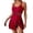 X2 Red, variant on Ticikt Women Plus Size Swim Dress,Halter High Neck One Piece Swimsuit,Mesh Swimdress Skirt Bathing Suit,Color:BU1,Size:3XL