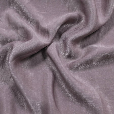 Mauve Soft Poly Sand Wash Satin Fabric by the Yard