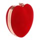 thumbnail image 3 of Bolso de mano rojo con correa desmontable en corazón de bolso de noche bolso de mano para boda, graduación, novia, r, r Yuyangstore Embrague del bolso, 3 of 8