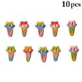 thumbnail image 2 of Kids Snap Hair Clip Rainbow Color Geometric Shape Hair Pin Hair Barrette, 2 of 10