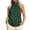 A-Dark Green850, variant on Women's Halter-Neck Sleeveless Tanks Ruched Front Weekend Outing Relaxed Fit Camis