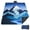 Navy Mountain, variant on Catalonia Extra Large Waterproof Picnic Blanket 70" x 80", Starry Mountain Foldable Outdoor Mat, Durable Soft Blanket for Camping, Beach, Park, Home & Emergency Use